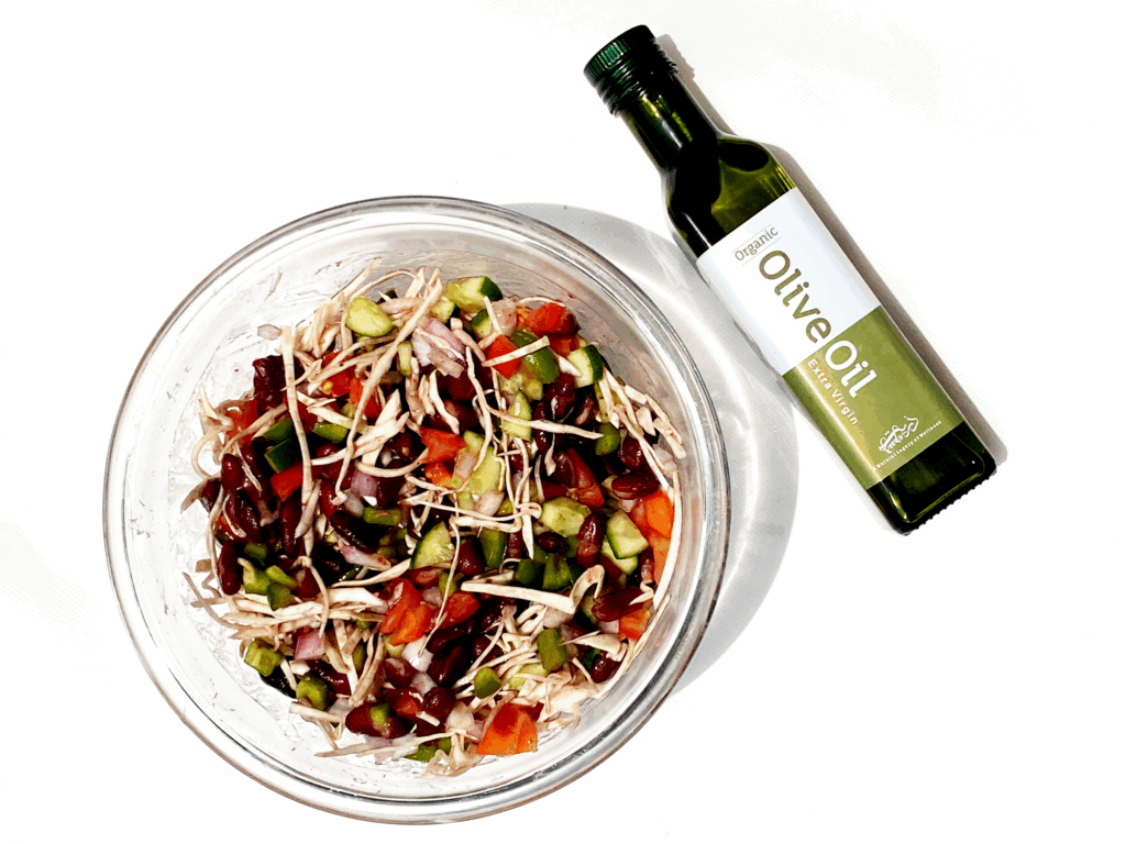 Cooking with extra virgin olive oil