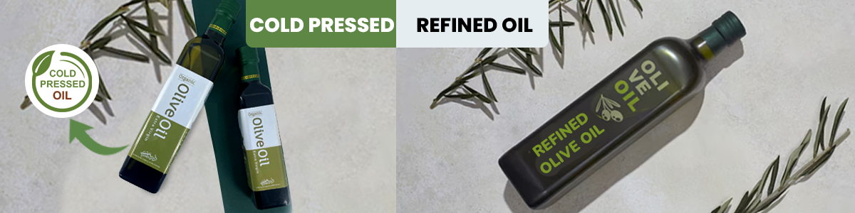 cold-pressed olive oil vs simple olive oil
